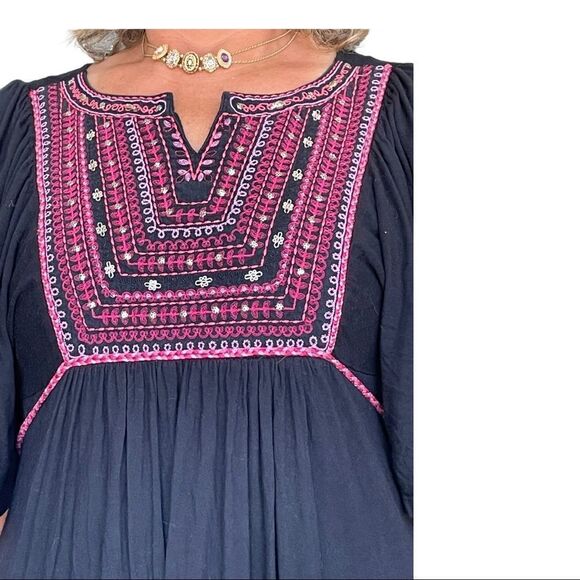 EMBROIDERED BODICE DRESS  - Picture 4 of 7